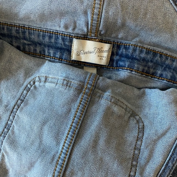 Women's Denim Overalls - Universal Thread™ Medium Wash - Picture 5 of 6